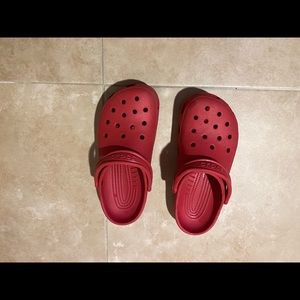 Red Crocs Unisex M8/W10